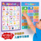 Children's early childhood education English alphanumeric learning poster
