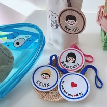 Baby kindergarten schoolbag listed customized childrens name and name sticker Korean cute waterproof label tag