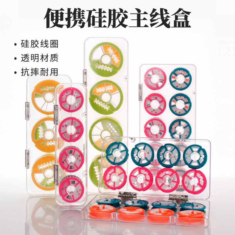 Main Line Box Large Spool Silicone Wire Group Multifunction Containing Box Big Fish Wire Box Fishing Subline Box Fishing Gear Supplies