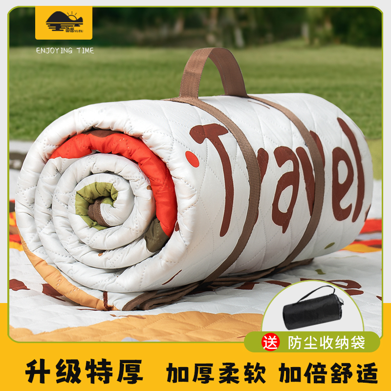 極厚ピクニックマット 防湿マット 厚手キャンプマット 公園芝生 超音波テントインナーマット 防水アウトドアマット