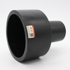 Штуцер трубы 1.0mpahdpe 对接异径直接管材饮用水管全新料规格75到355接头配件