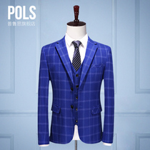 Autumn new suit mens suit jacket handsome slim suit young Korean trend student casual jacket