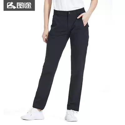 Tutu women's sports pants straight casual windproof pants All-match thin black pants women's new comfortable running pants