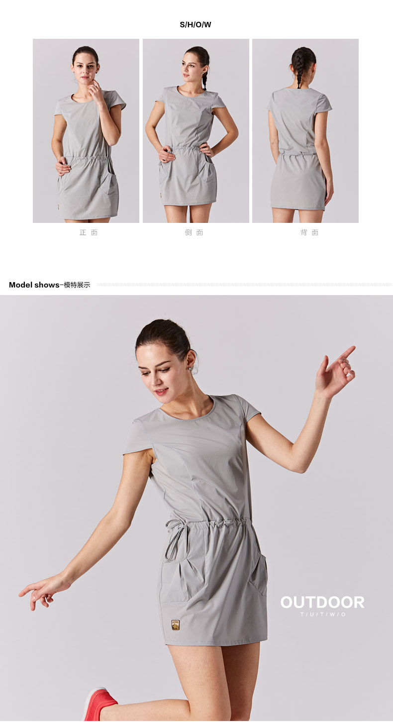 Vêtement de sport pour femme femme ACOME AG161Q2001 en coton - Ref 518148 Image 13