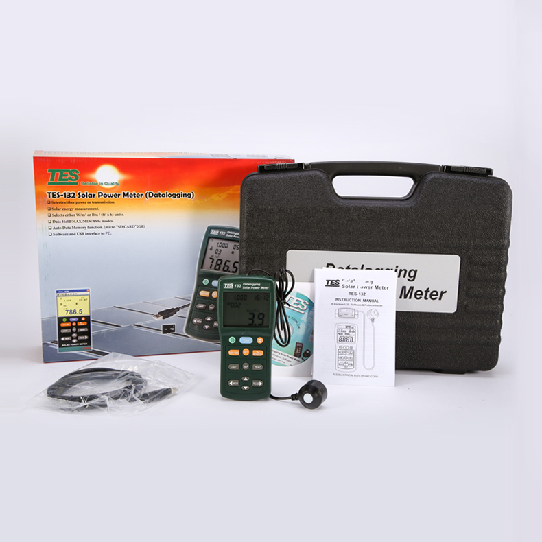 Solar Power Radiometer Solar Power Tester for Taisee TES132 Solar Power Meter in Taiwan