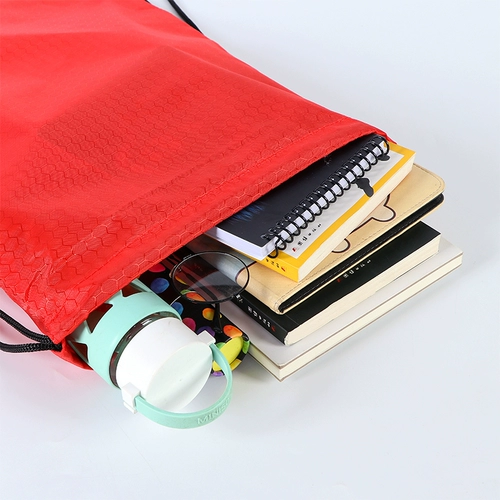 Простой рюкзак для спортзала, спортивный мешочек, ранец, на шнурках, с печатью вашего логотипа, делается под заказ