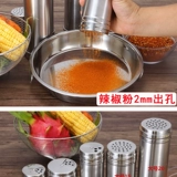 Приправа для барбекю спрыскивать бутылочные кунжутные бутылки чили тмин банки коммерческий соленый бак из нержавеющей стали вращаются большие отверстия