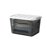 Пластиковый прозрачный большой ящик для хранения, коробка для хранения для школьников, игра с едой, игрушка