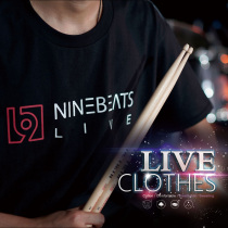 9pai selected 9pai official live T-shirt summer work uniform 9pai live studio 9pai accompany you to practice