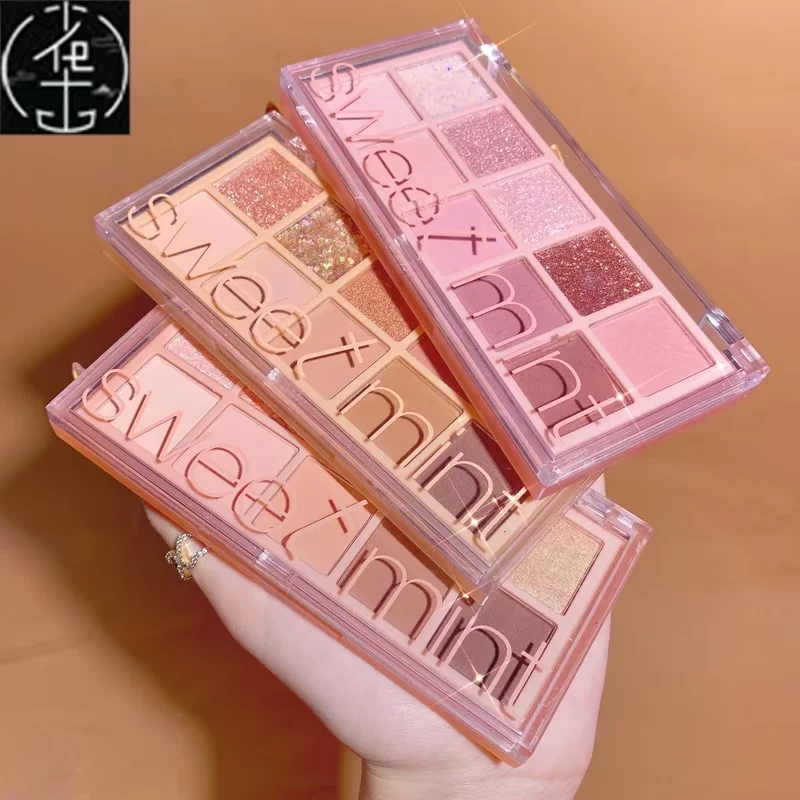 Палетка теней для век Ten-цветов Ten Eye Shadow Plate