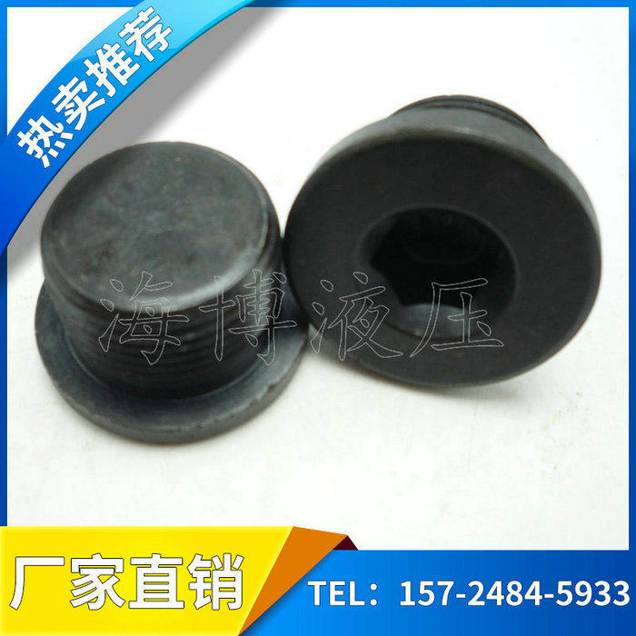 Inner hexagon flange face with side choke plug JB1001 oil plug male screw plug JB4444 G pipe thread screw plug