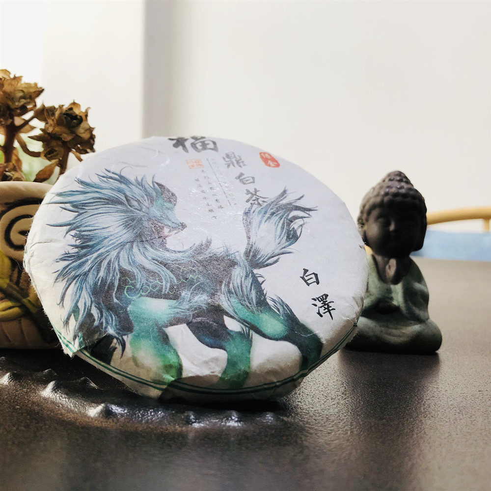 2018 Premium Gongmei Fuding White Tea Alpine Old White Tea Guanyang Gaoshan White Tea Cake 100g#Ruiwubaize#