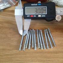 Computer jade carving 3 0 Head four Rod 4 5 open window coarse embryo grinding head Emery cross type flat bottom knife tool engraving needle