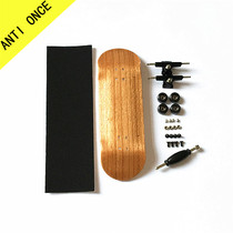 ANTI ONCE professional finger skateboard new 32MM wide board teak Finger Skateboard Set