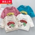 Trẻ em t-shirt bé 1-2 tuổi Hàn Quốc phiên bản nhấn áo dưới 3 chàng trai mùa xuân quần áo dài tay không khí 4 quần áo trẻ em phim hoạt hình 