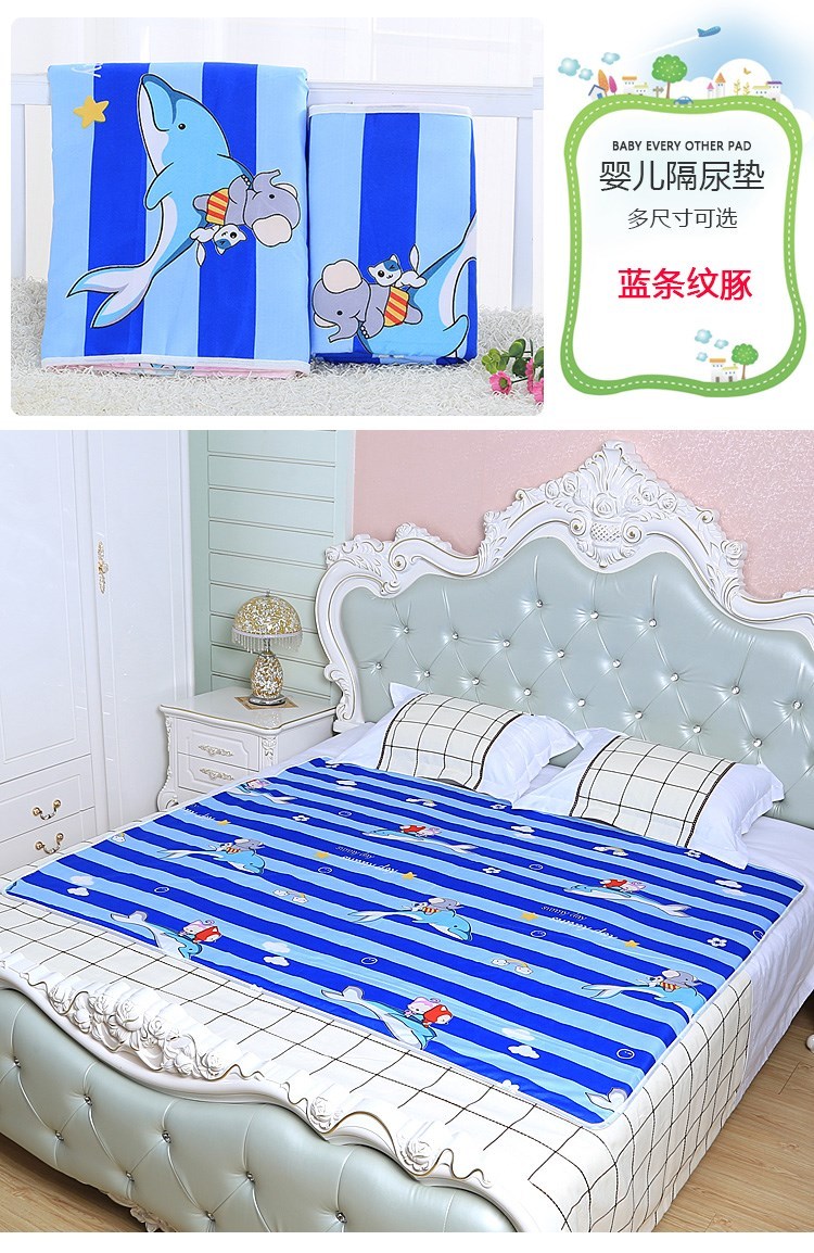 Tã mùa hè rò rỉ- bằng chứng bên rò rỉ tã trẻ sơ sinh vải tã ngăn nước tiểu pad bé không thấm nước có thể giặt bông mùa hè