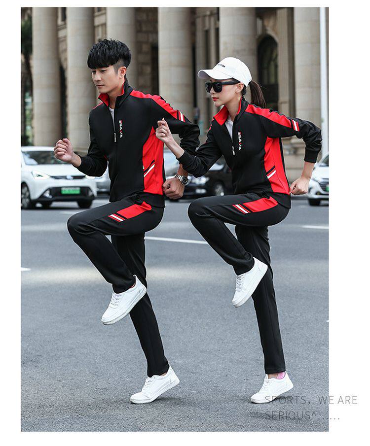 Fall new Games Play Suit Students Class Clothes High School Conserved Group Building Couple Suit Casual Running Step