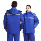 Зимний антистатический пуховик для работы, куртка, комплект, увеличенная толщина