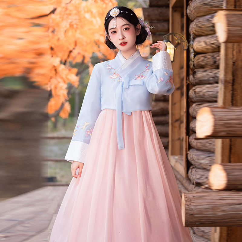 韓国の伝統衣装、韓服、延辺の旅、写真撮影、民族舞踊、大長今、延吉の王女のドレス