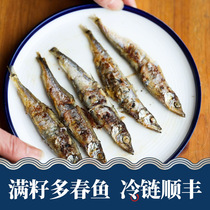 Spring fish full seeds frozen seafood fresh aquatic products with seeds multi-seed sea fish barbecue ingredients 1000g Shunfeng