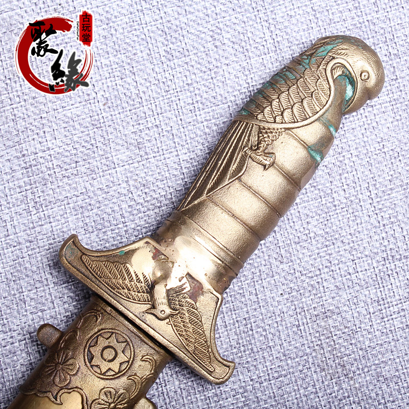 Antique Miscellaneous Bộ Sưu Tập Old Đối Tượng Antique Vũ Khí Đồng Nguyên Chất Lịch Sử Vũ Khí Swords Nhỏ Swords Dao Không Cánh giá đồng hồ treo tường cổ
