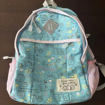 New Japanese-Style Corner Creature Backpack, Cute Student Large-Capacity Lightweight Graffiti School Bag Backpack