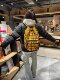 LAOSHU Retro American-Style Sports Niche Backpack Remake Vintage Peripheral Trendy Backpack Large Capacity Student Bag