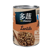 French imported multi-vegetable canned lentils 400g healthy nutritious and convenient