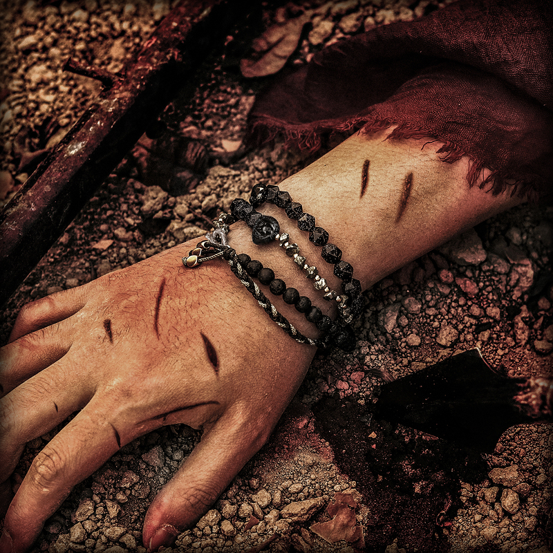 Guxi【Sparta】Retro Niche Bracelet for Men, High-End Woven Bracelet, Birthday Gift Jewelry