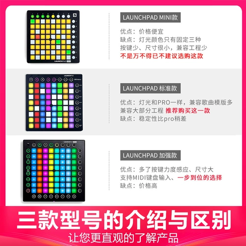 NOVATION /Novison Launchpad Pro RGB Music DJ Electroconut Strike Pad Douyin Начальный MIDI