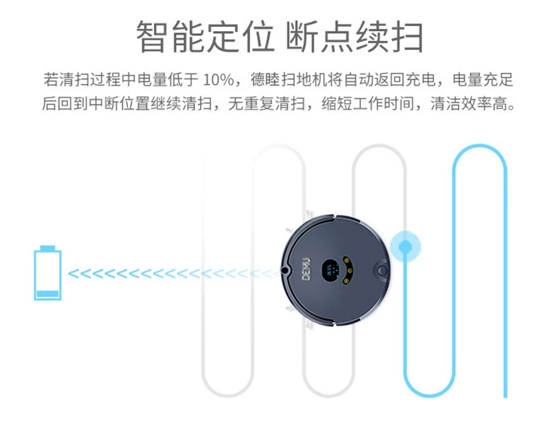 DEMU robot quét nhà thông minh tự động quét máy lau nhà