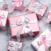 Christmas gift box gift pile head Christmas decorations gift box New Years Day bow props small packaging box