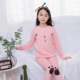 Mùa thu và mùa đông đồ lót nhiệt đặt clip cotton dày trong các cô gái lớn quần áo mùa thu và áo len cotton trẻ em - Quần áo lót