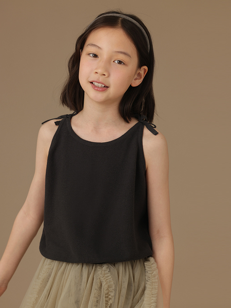 哈齿童装夏季新款儿童无袖上衣宝宝舒适夏装女童针织背心外穿打底