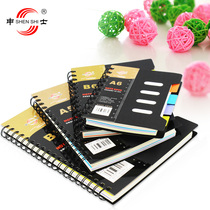 Shenzhen Shis Notepad Spiral thickening coil This creative notebook A5 color PP classification diary Zhengzhou Stationery