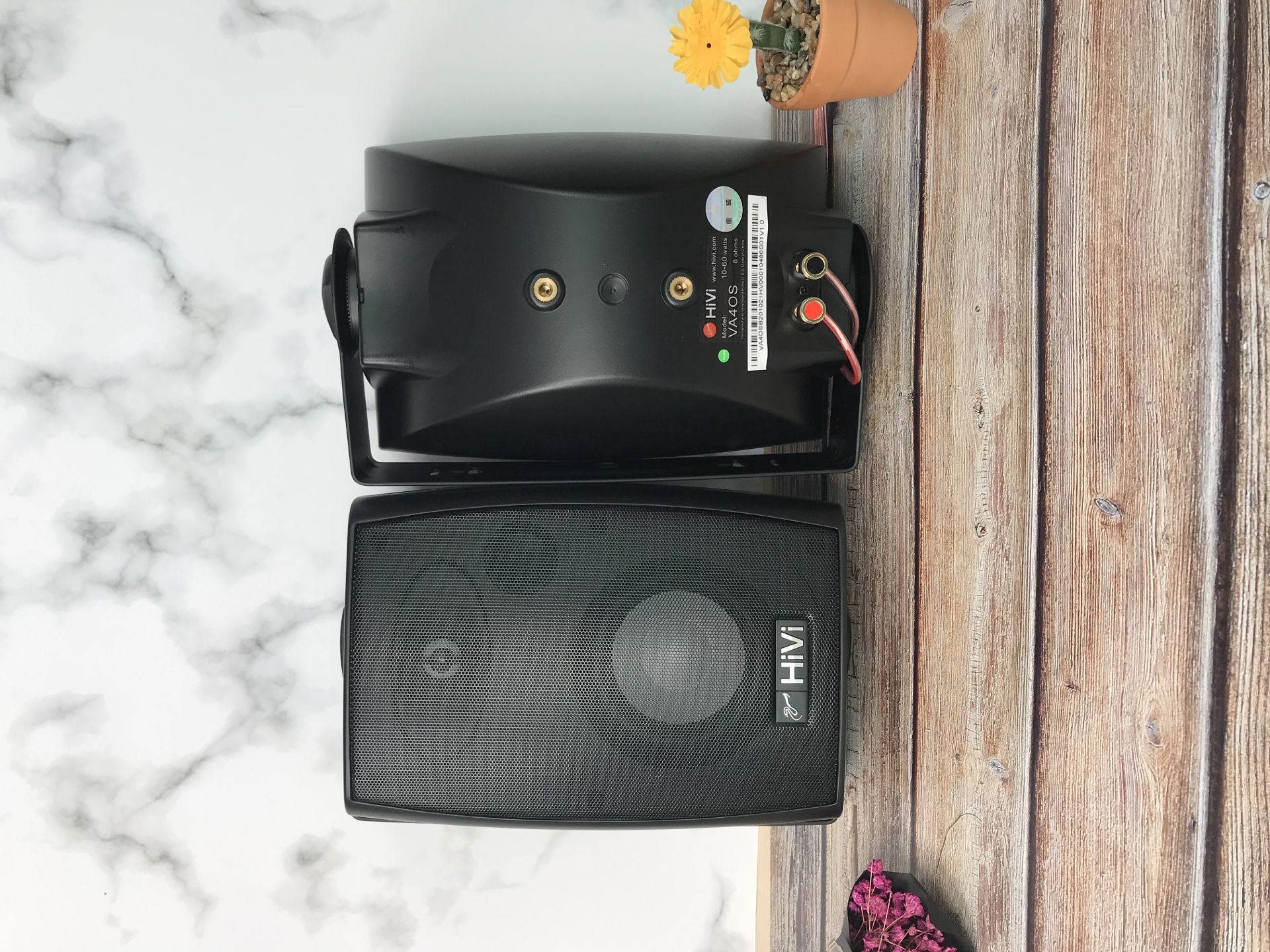 Huiwei VA4-OS wall-mounted sound 4-inch high-power speaker fixed resistance high-fidelity HIFI stereo wall-mounted speaker