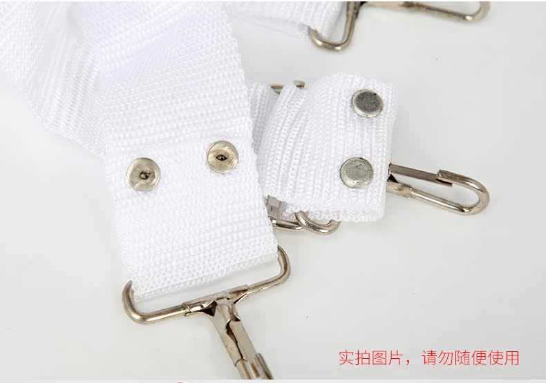 Nhạc cụ Xidian trống trống quân đội rộng 3.6CM với trống lớn dây đeo màu trắng lớn với trống quân sự với các phụ kiện trống - Phụ kiện nhạc cụ dây đàn guitar classic
