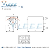 Power Filter EMI High & Low Corp (большой объем) 10SS4-1BD1-R-W