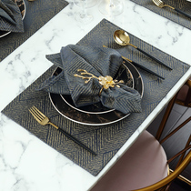 Nordic cushion waterproof insulation mat European fabric cushion tablemat cushion Western cushion tablemat customization