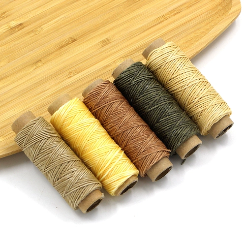 150D плоская восковая линия толстая линия обуви маленькая рулона швейная линия обуви кожаная линия лошадиная линия восковой линия DIY -рука рука