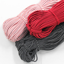 Old-fashioned round elastic band high elastic rope pants clothes rubber band children black thin jumping rope