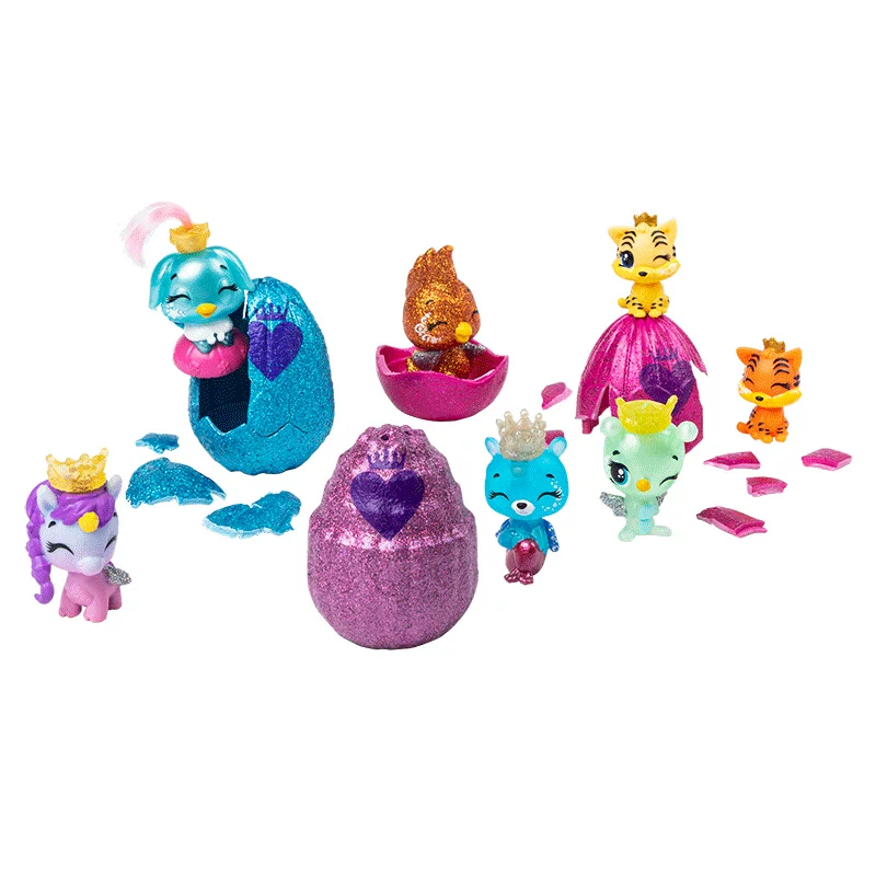 [Hatchimals mini Hatchi magic egg chick paradise mini egg hatching tree family scene set]