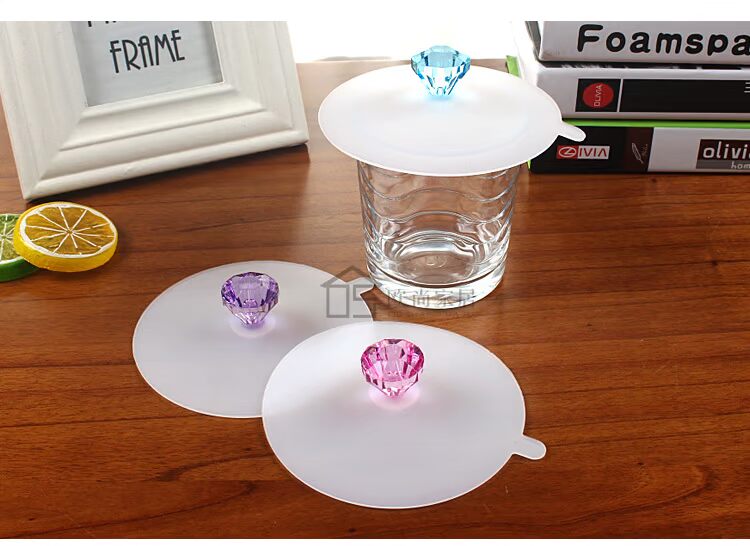 Thực phẩm cấp silicone nắp cốc chống bụi không độc hại silicone cốc bìa gốm cốc nước nắp phổ cốc cốc nắp - Tách ly giữ nhiệt starbucks