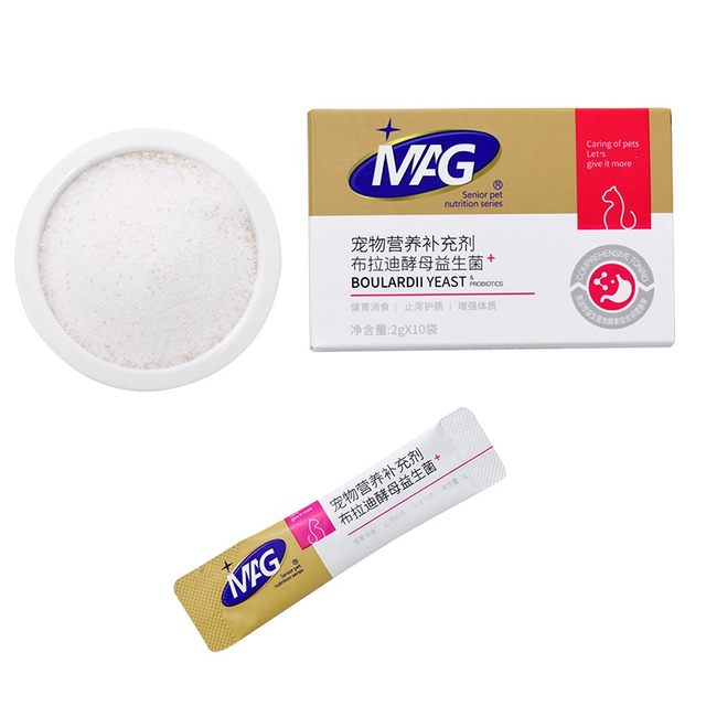 MAG probiotics ສໍາລັບແມວ, Saccharomyces boulardii, ແມວແລະລູກແມວ, ຄວບຄຸມລະບົບກະເພາະລໍາໄສ້, ຊັບສົມບັດຂອງລໍາໄສ້ສັດລ້ຽງ