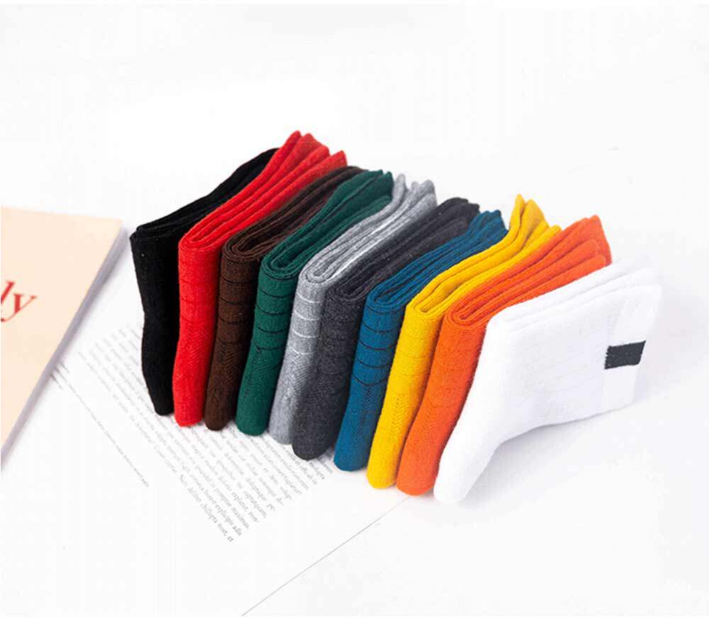 короткие носки 5pairs socks women winter warm socks for women new year cute &be