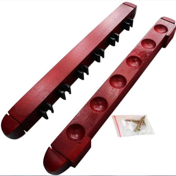 Billiard club Porous wall-mounted solid wood pole frame Floor-mounted rack rod Snooker rod gun rack solid wood
