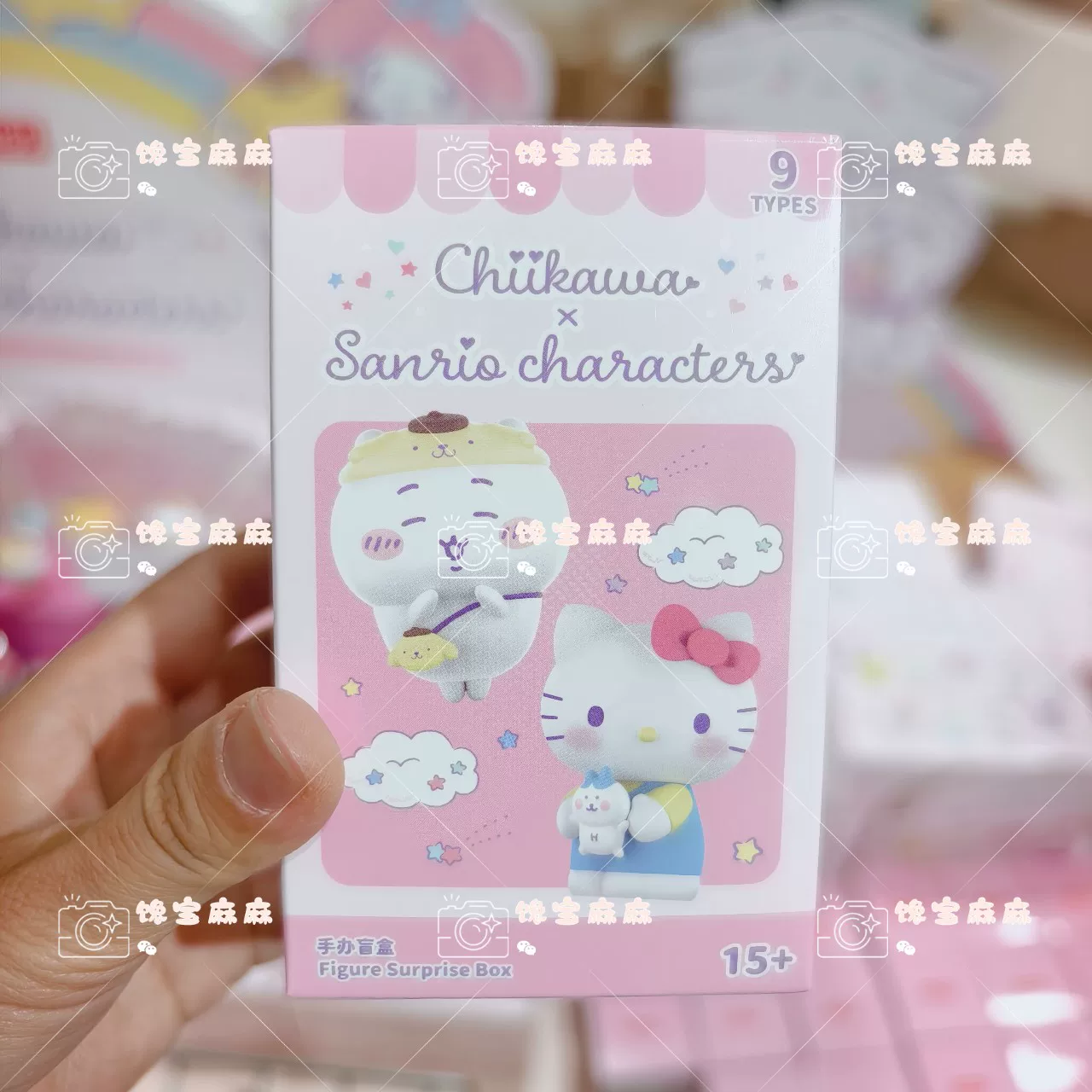 Плюшевая подвеска-подвеска для коробки сюрпризов с ко-брендом Miniso Chiikawa из семьи Sanrio, подвесной декоративный молоток