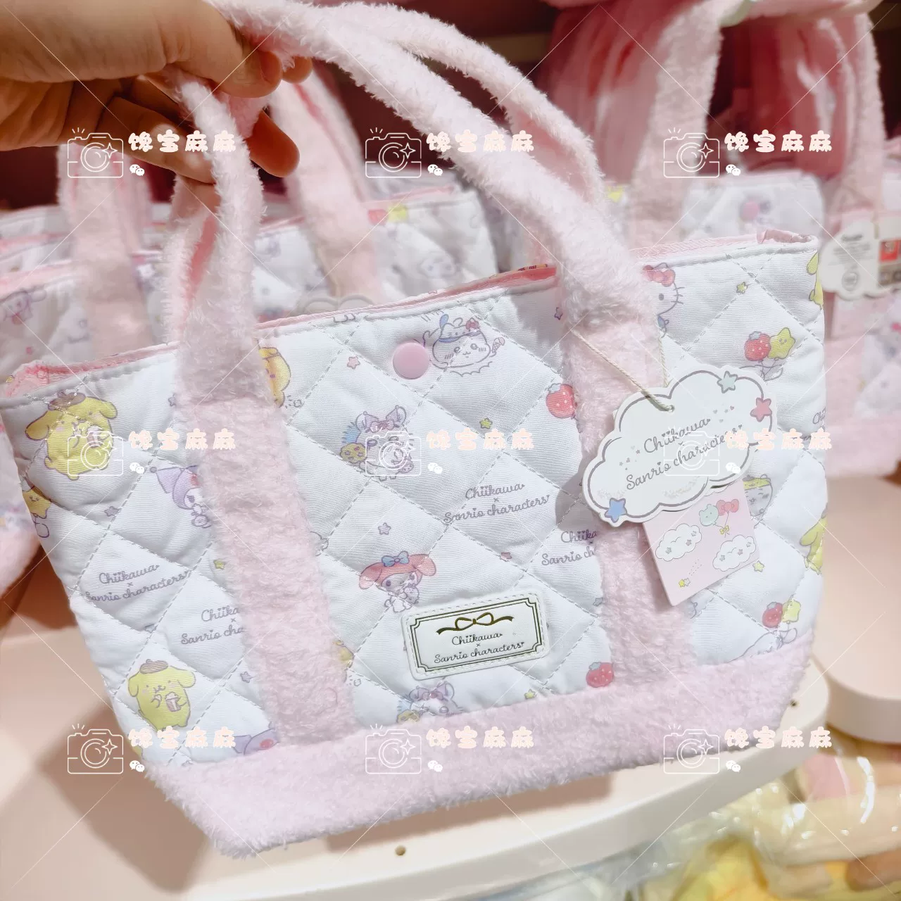 Плюшевая подвеска-подвеска для коробки сюрпризов с ко-брендом Miniso Chiikawa из семьи Sanrio, подвесной декоративный молоток
