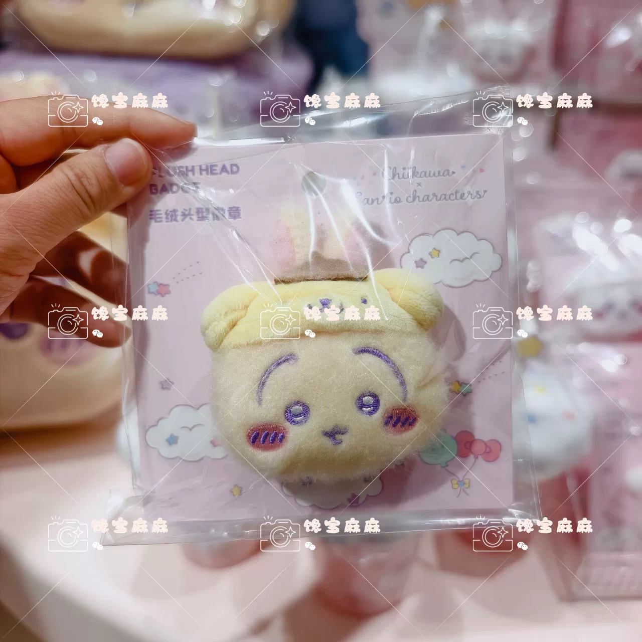 Плюшевая подвеска-подвеска для коробки сюрпризов с ко-брендом Miniso Chiikawa из семьи Sanrio, подвесной декоративный молоток