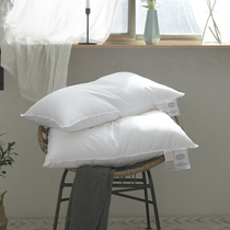 Soft pillow core matching the stores kit~white cotton satin feather velvet pillow Pillow single pillow
